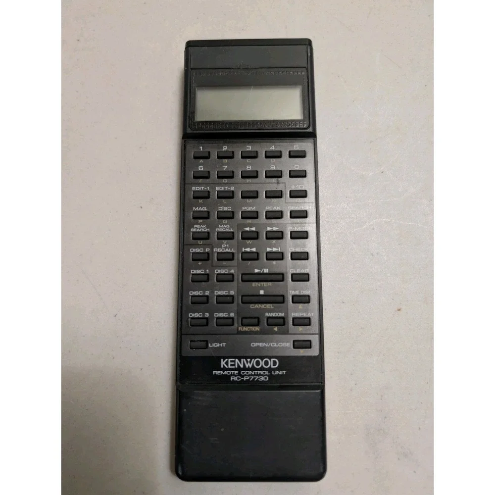 Kenwood Remote RC-P7730 -TESTED WORKING MISSING BATTERY‎ COVER-